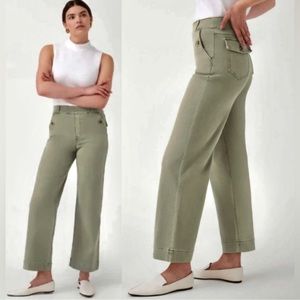 Worn twice size large spanx crop wide leg